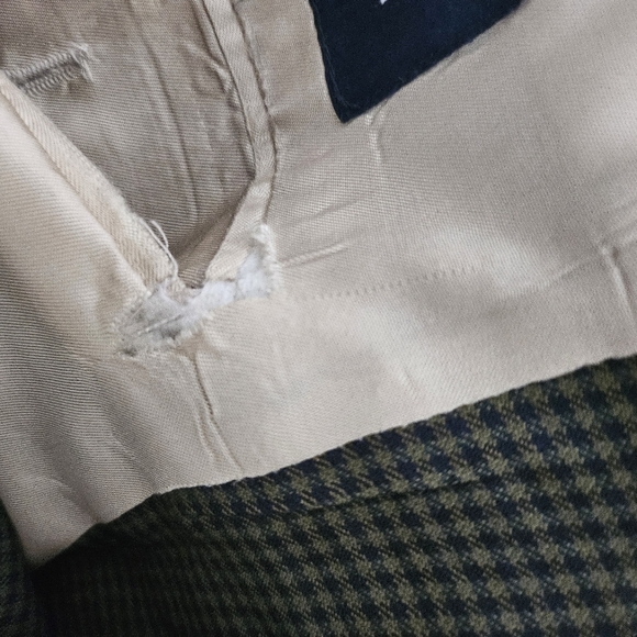 Nautica Men's Brown Elegant Formal Plaid Business occasion Blazer Jacket Size - Picture 14 of 16